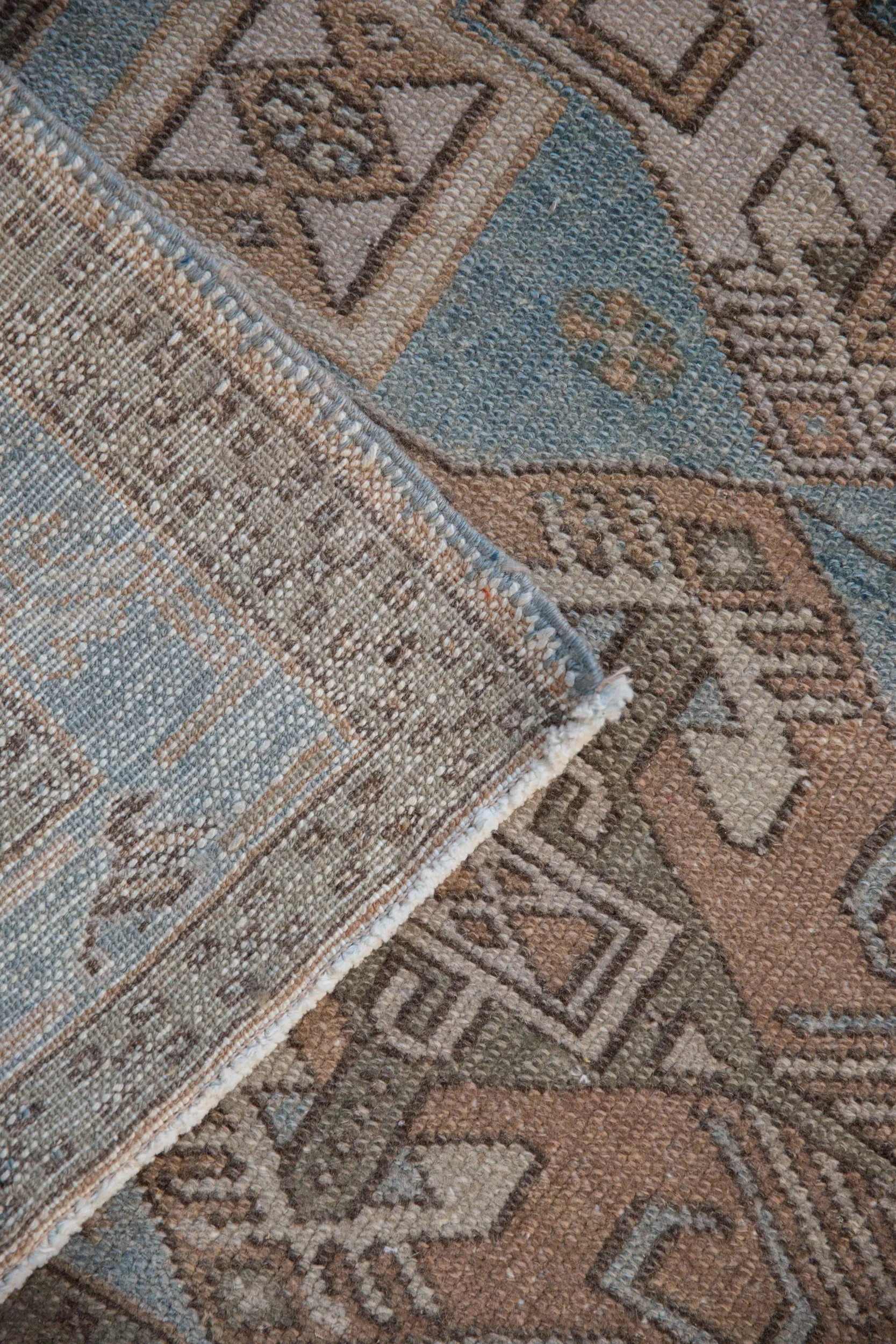 3.5x5 Vintage Distressed Hamadan Rug
