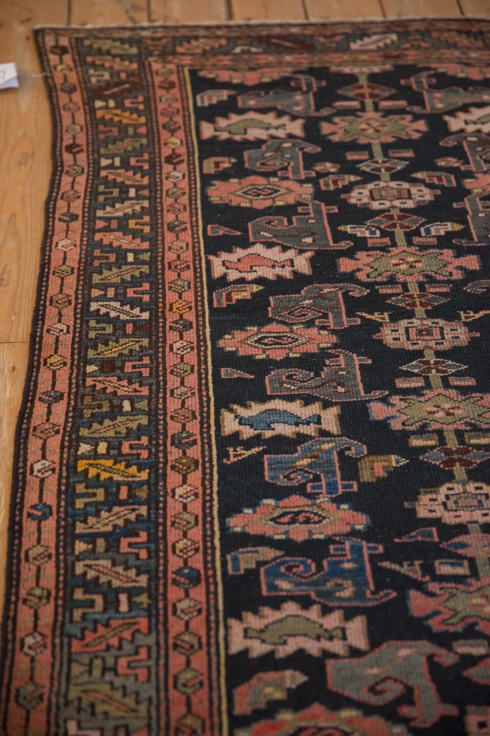 3.5x5.5 Vintage Kurdish Hamadan Rug