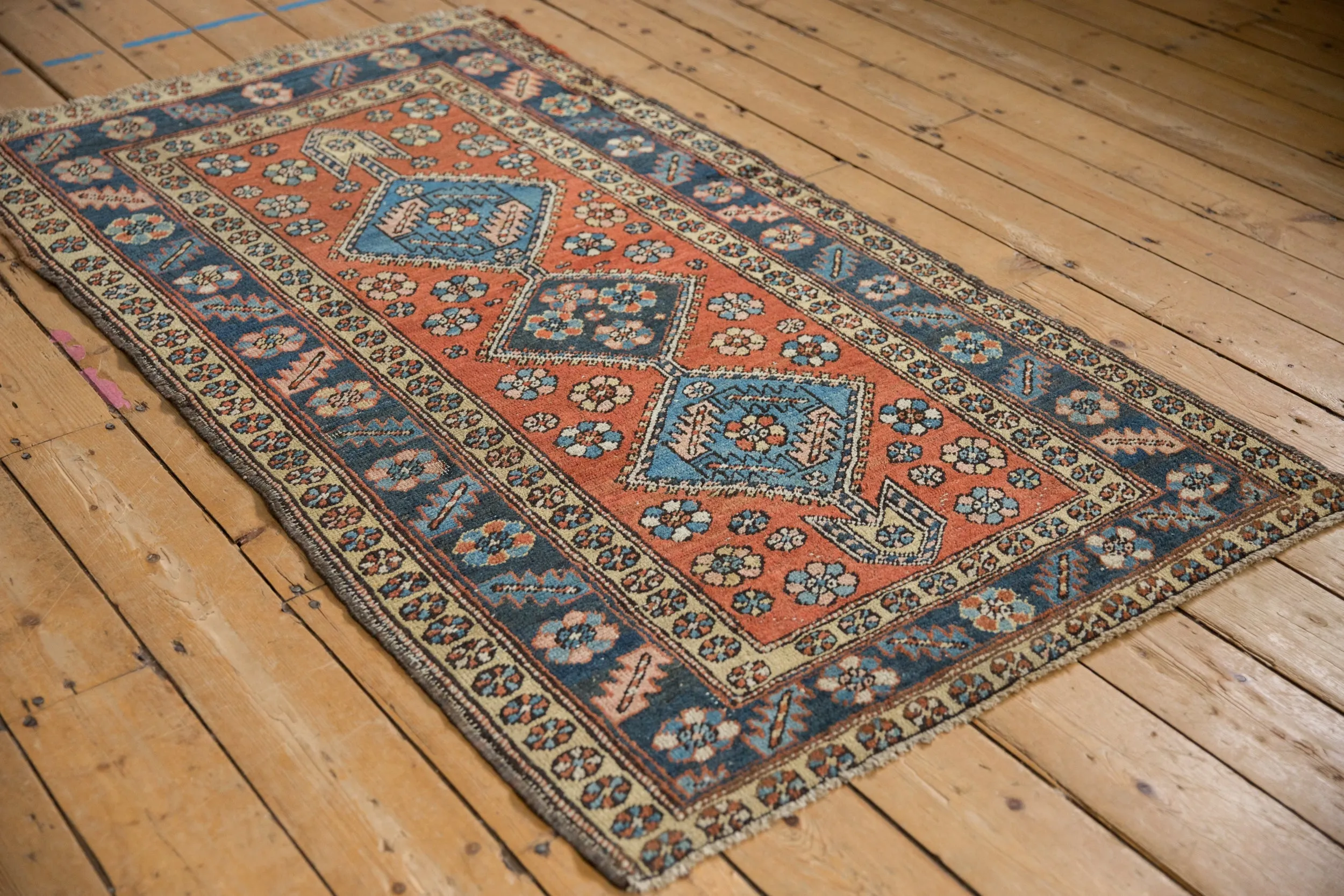 3x6 Vintage Heriz Rug Runner
