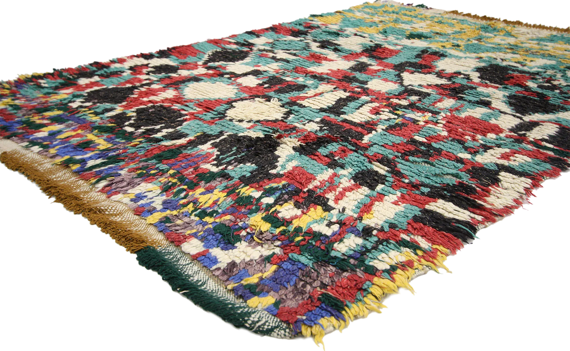 4'4" x 5'6" Vintage Moroccan Rug