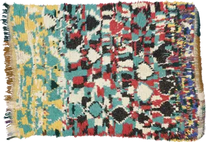 4'4" x 5'6" Vintage Moroccan Rug