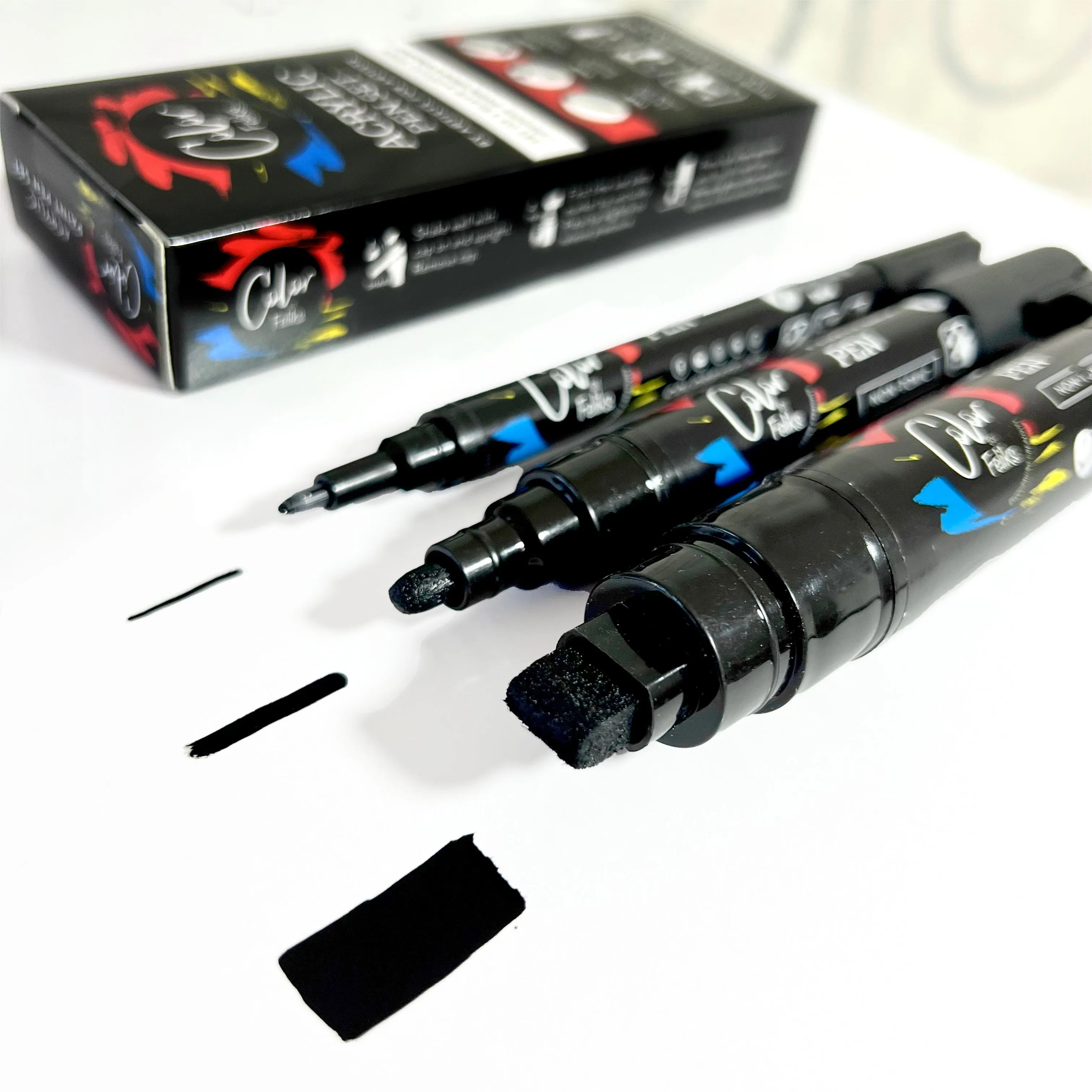 Acrylic Paint Pens (Set of 3)