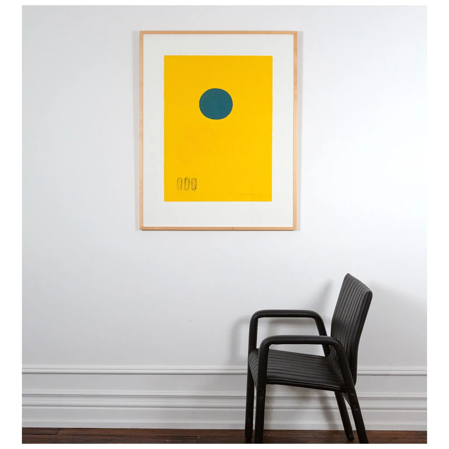 ADOLPH GOTTLIEB “CHROME YELLOW” 1966
