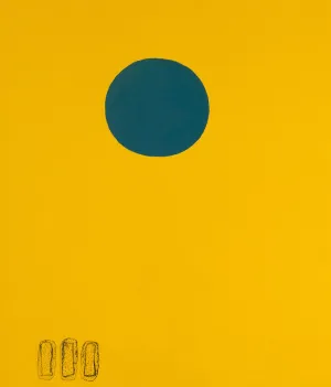 ADOLPH GOTTLIEB “CHROME YELLOW” 1966