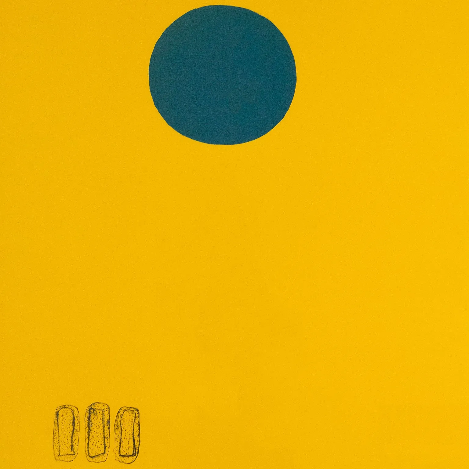 ADOLPH GOTTLIEB “CHROME YELLOW” 1966