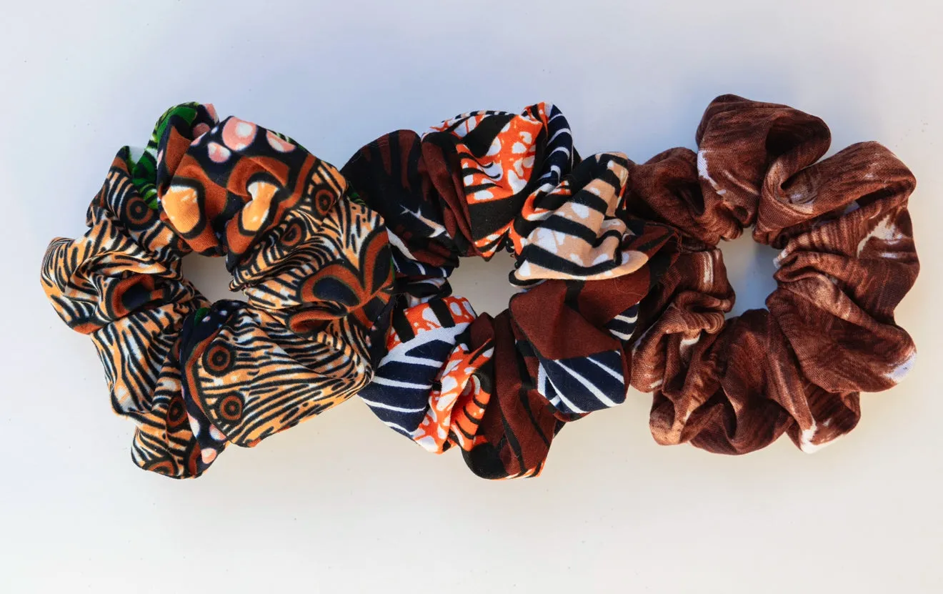 Ankara Scrunchies