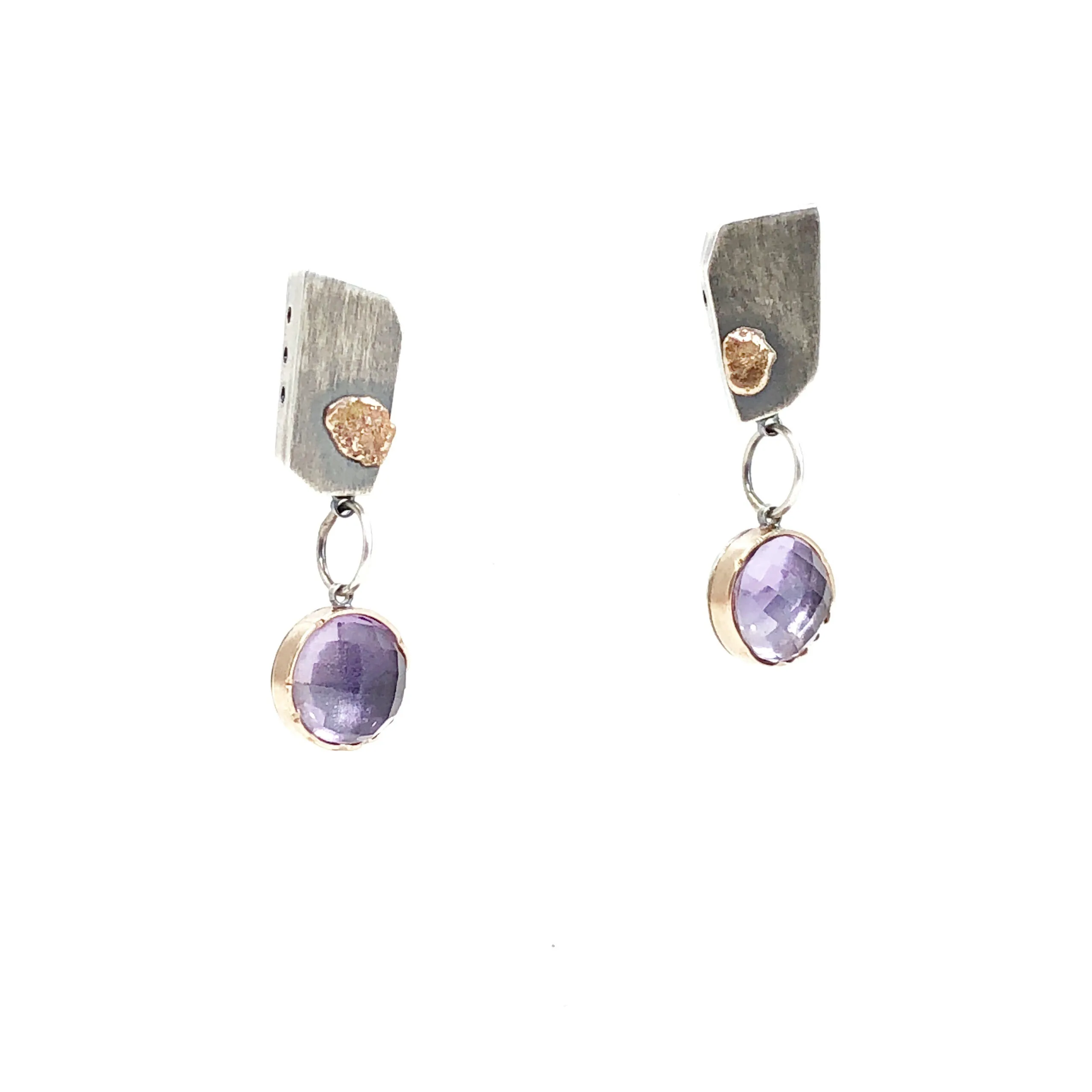 Arise Amethyst Necklace and Earrings (one of a kind)