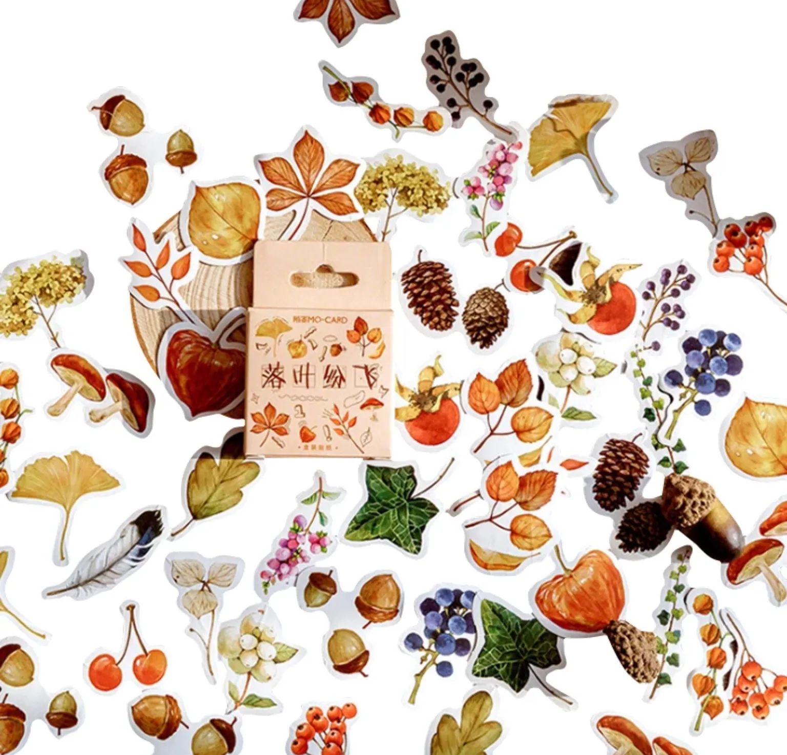 Autumn Forest Sticker Box