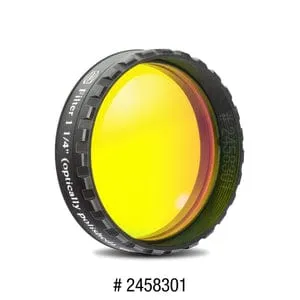 Baader Eyepiece Filter Yellow 2", 495nm Longpass, Optically Polished w/MC - 2458311