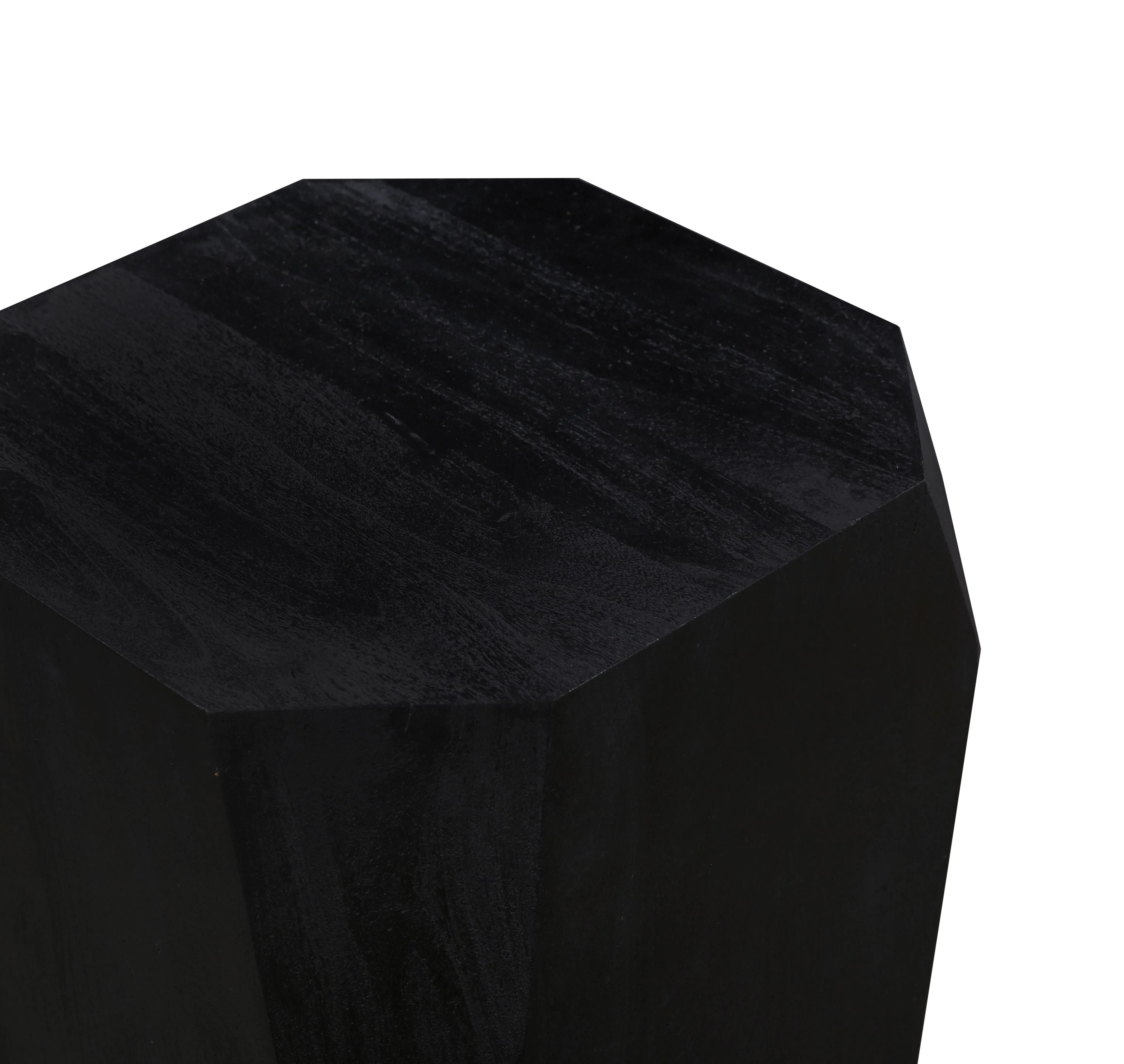 Basalt Geometric Side Table