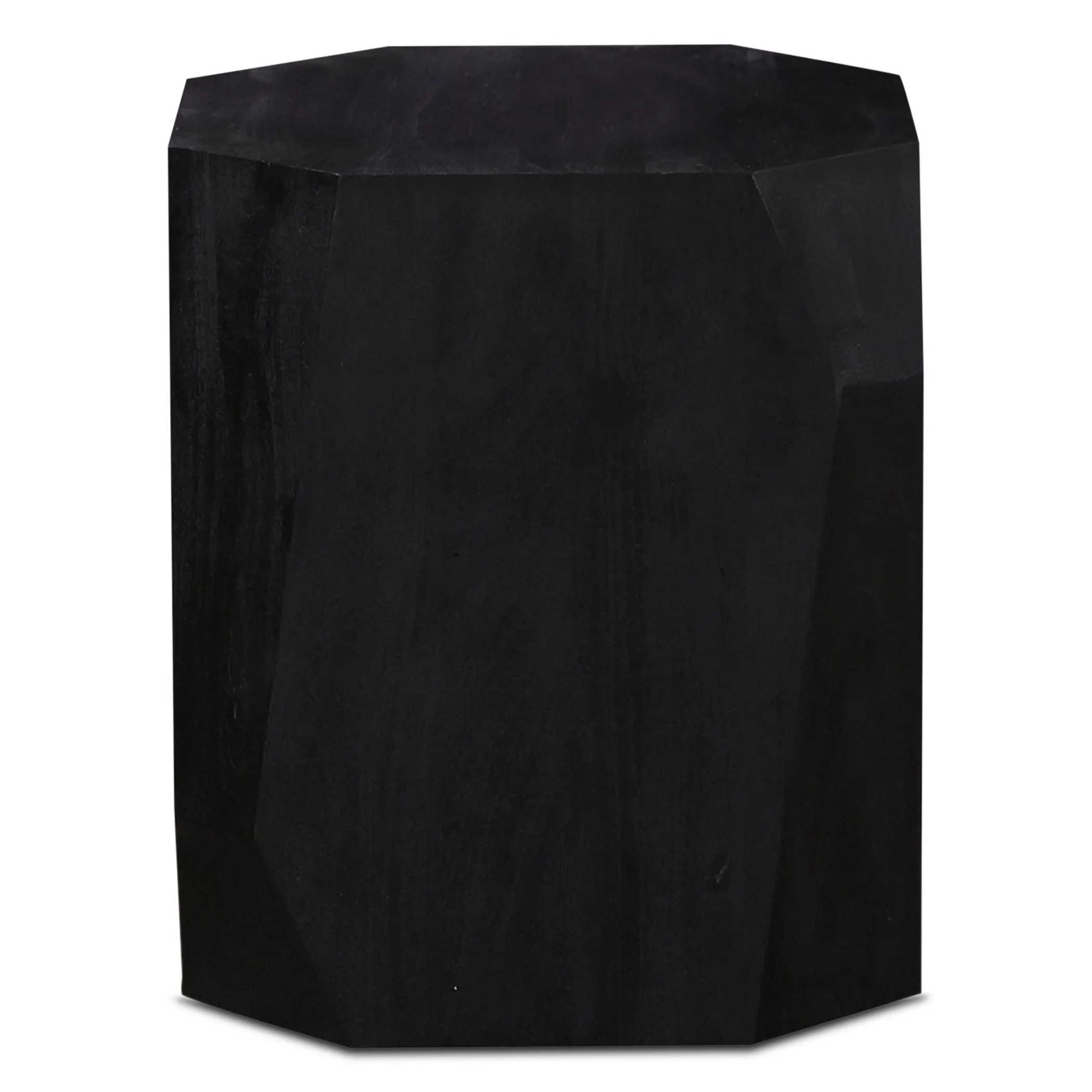 Basalt Geometric Side Table