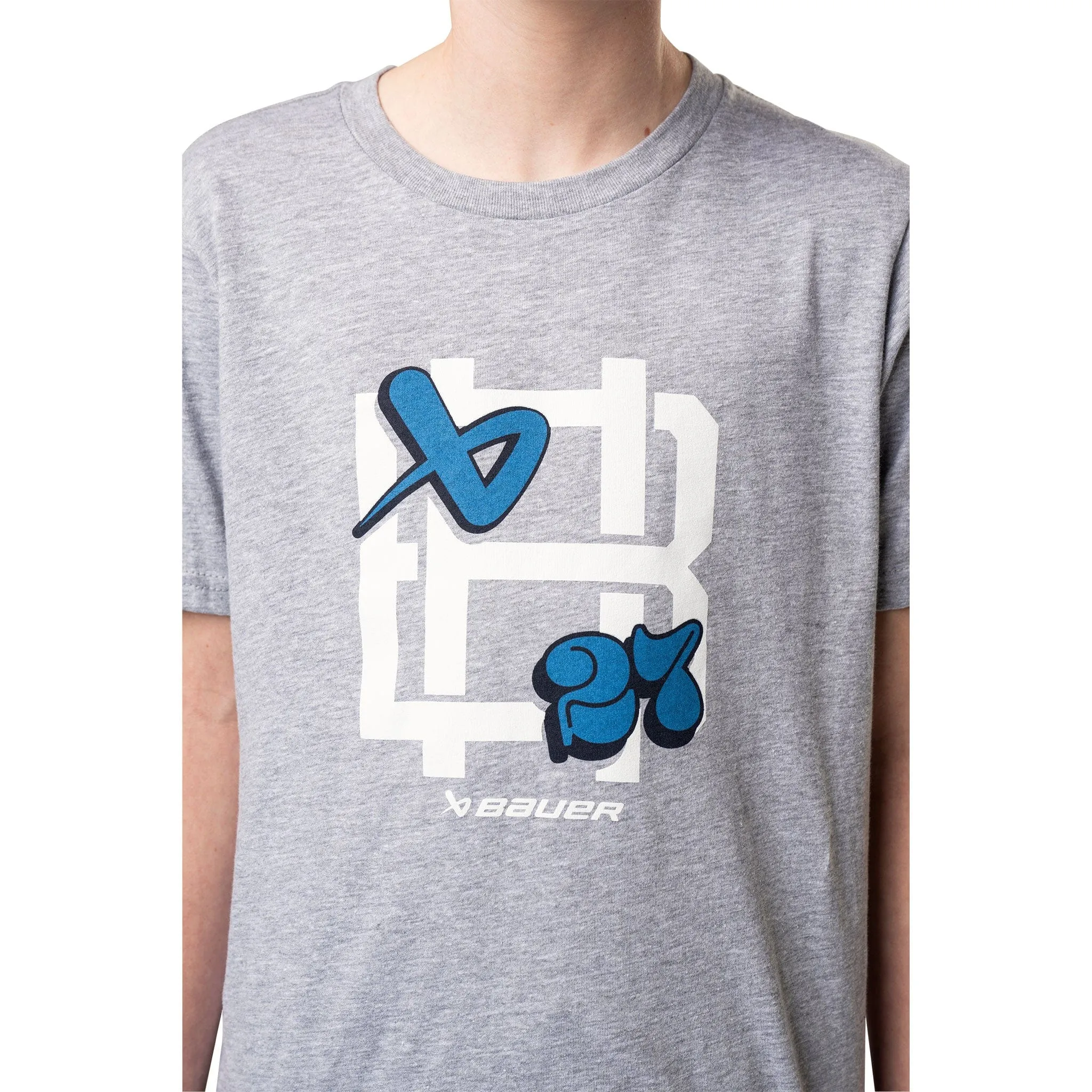 Bauer Graphic Shortsleeve Junior Shirt - Grey