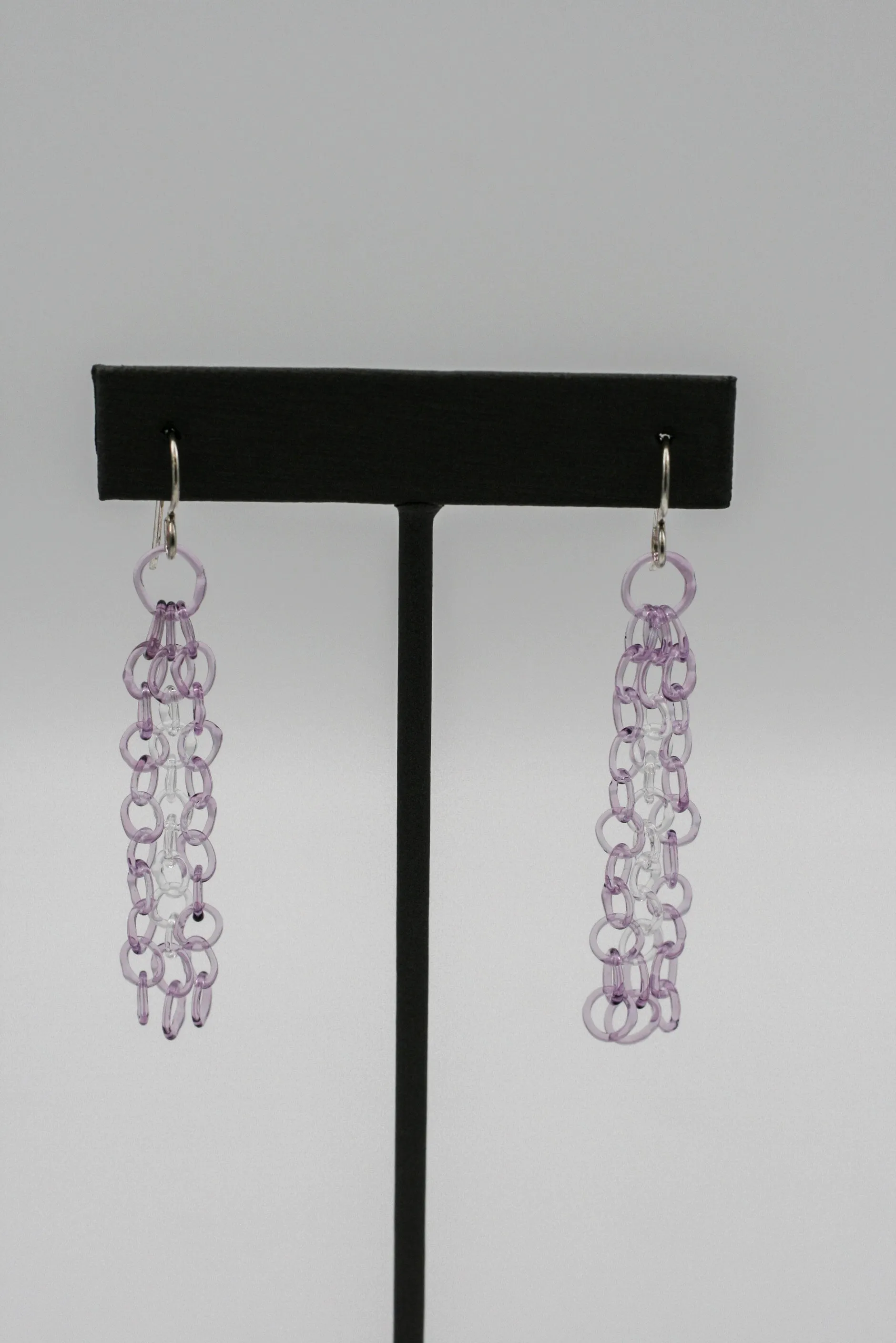 BCM Glass: Chain Earrings-5