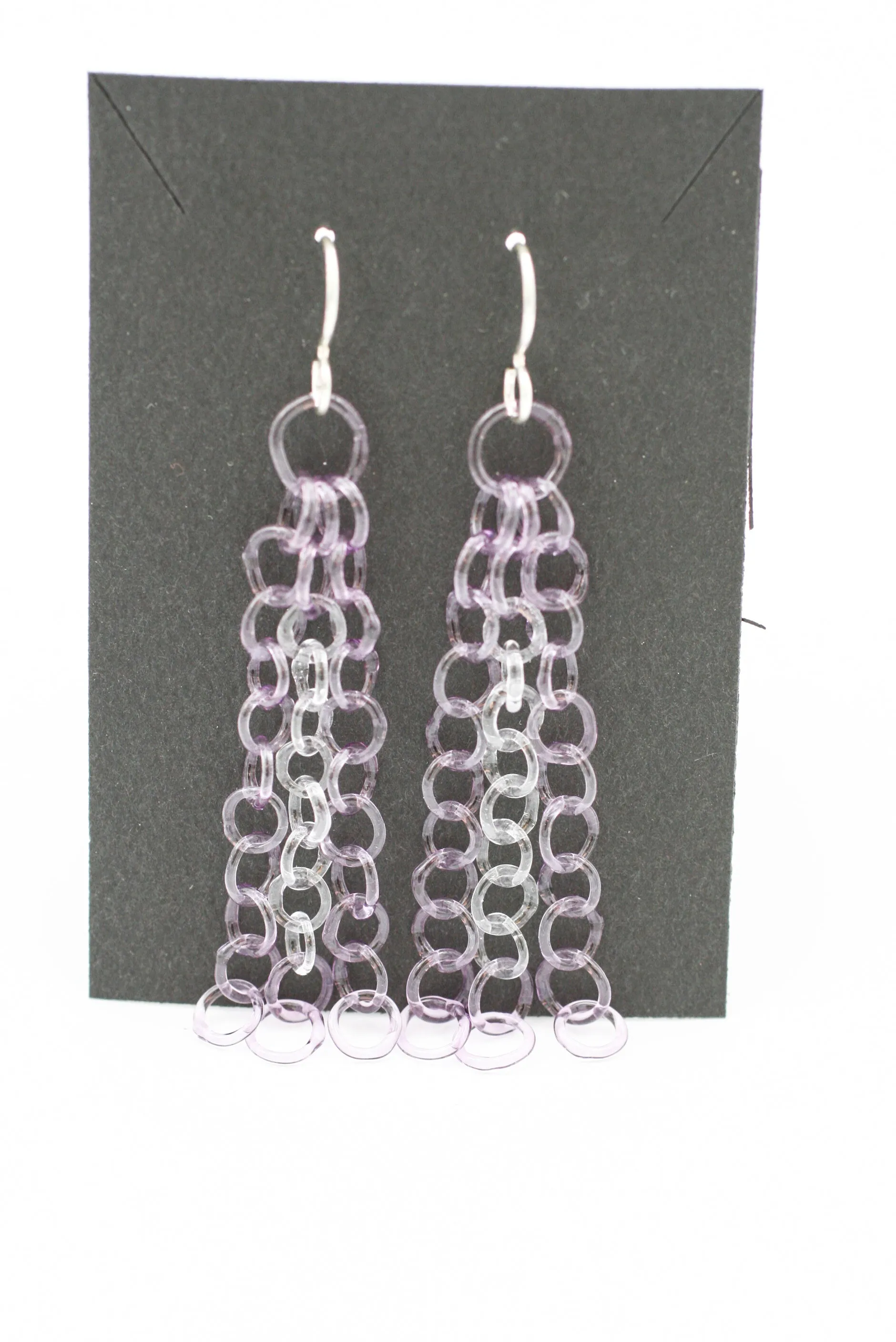 BCM Glass: Chain Earrings-5