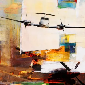 Beechcraft King Air - King of the Sky No. 1 Frank Martin Print