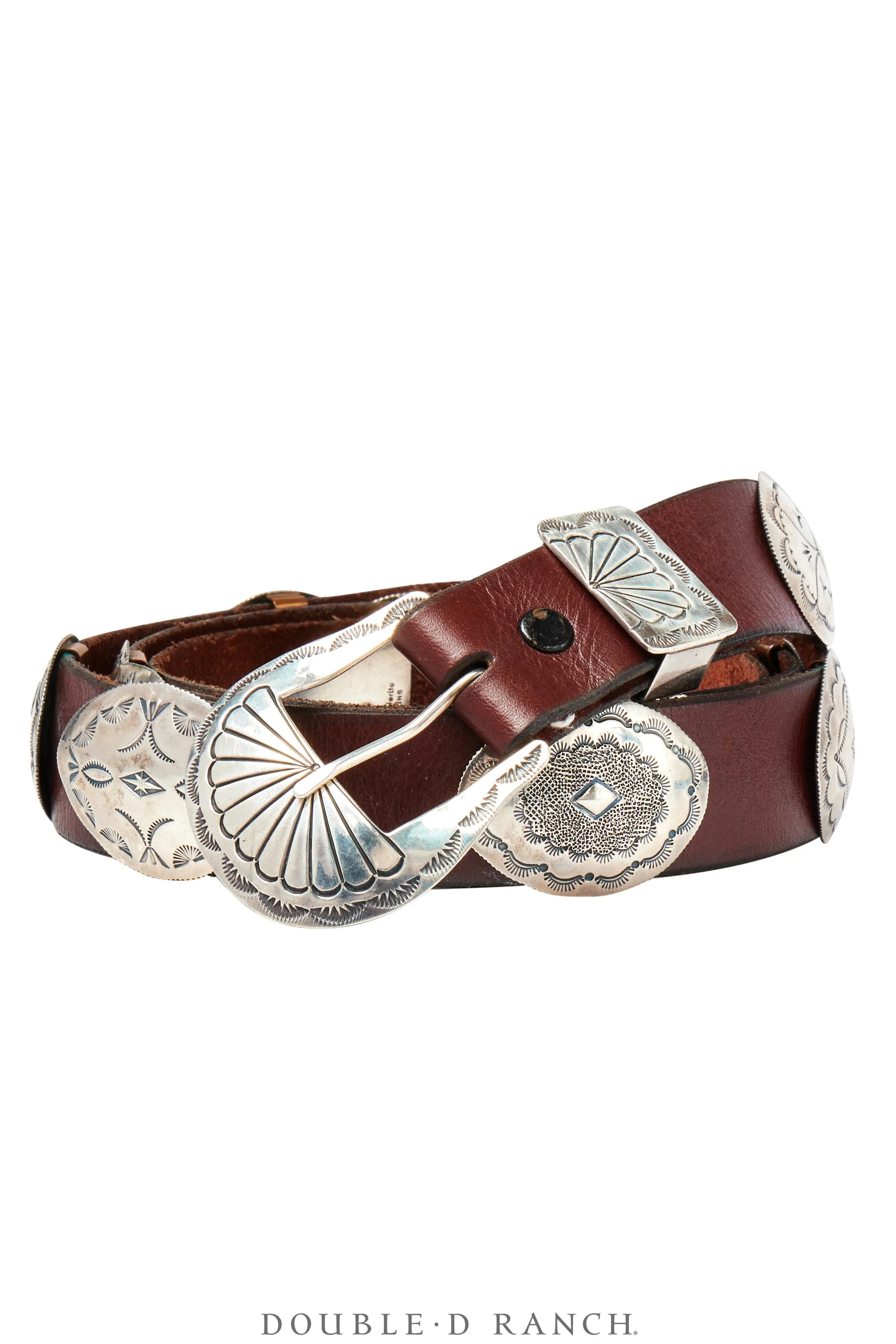 Belt, Concho, Petite With Ranger Buckle, Hallmark, Vintage, Trading Post Provenance ‘80s, 641