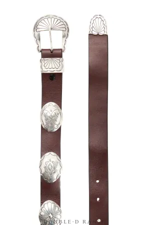 Belt, Concho, Petite With Ranger Buckle, Hallmark, Vintage, Trading Post Provenance ‘80s, 641