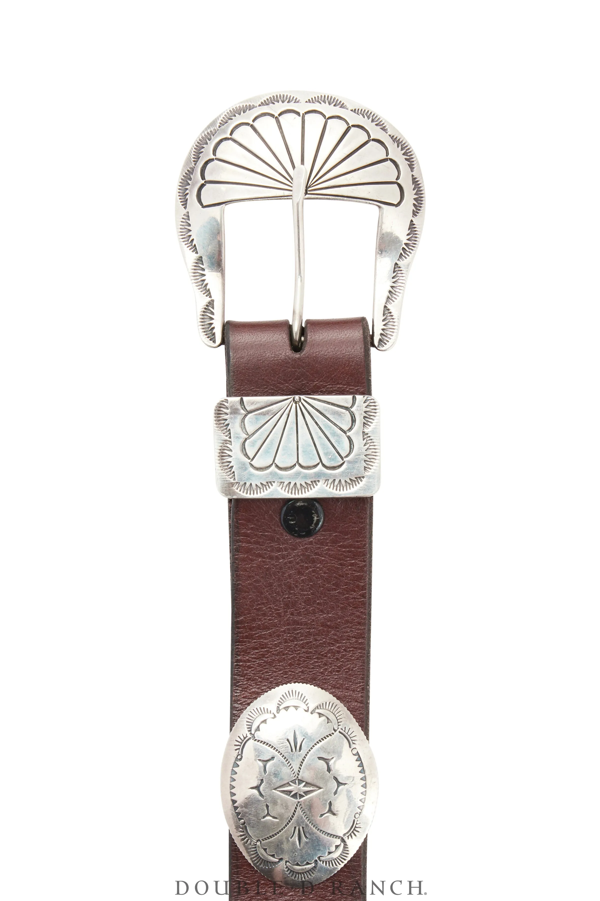 Belt, Concho, Petite With Ranger Buckle, Hallmark, Vintage, Trading Post Provenance ‘80s, 641