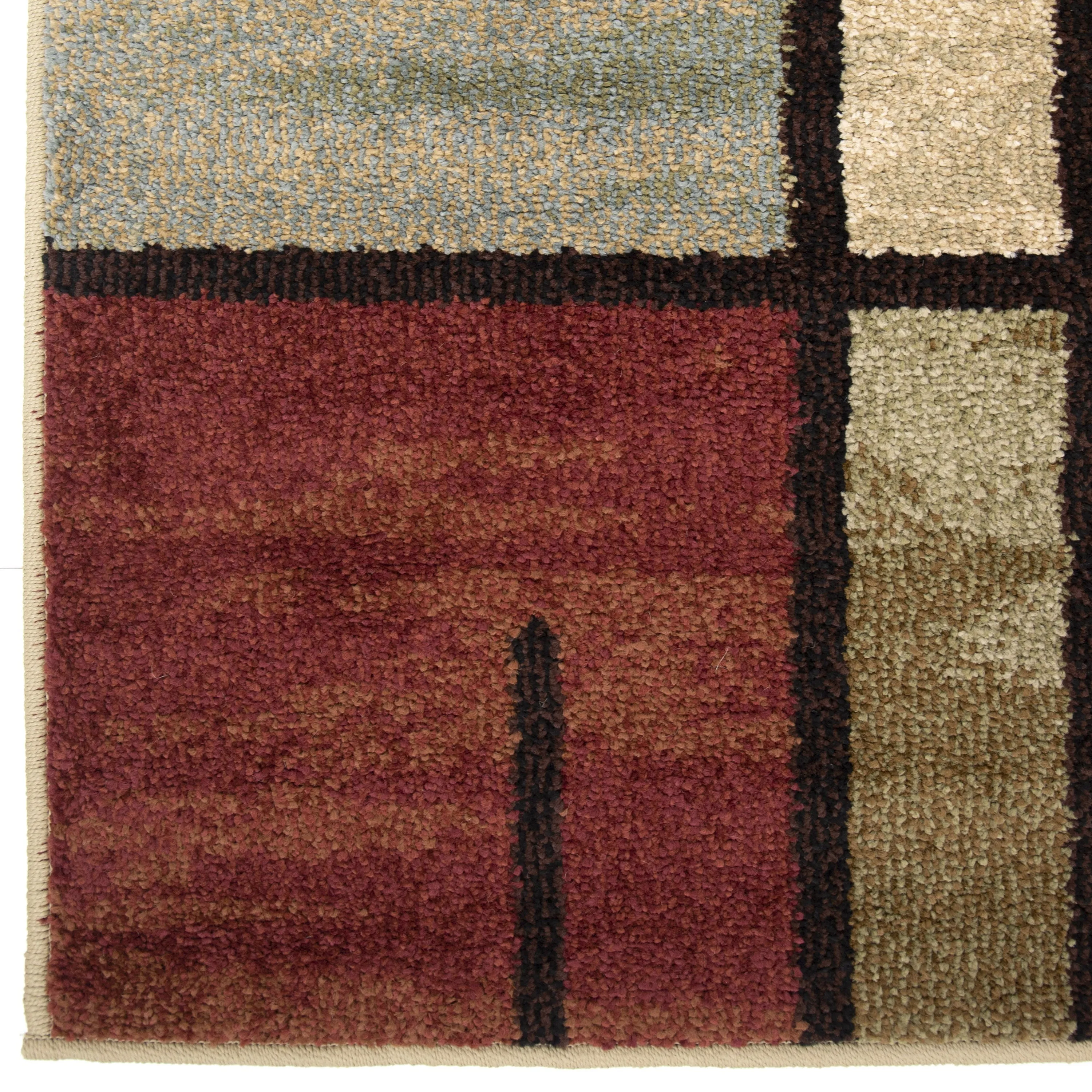 Better Homes & Gardens Spice Grid Indoor Accent Rug, Rouge, 20" X 34"