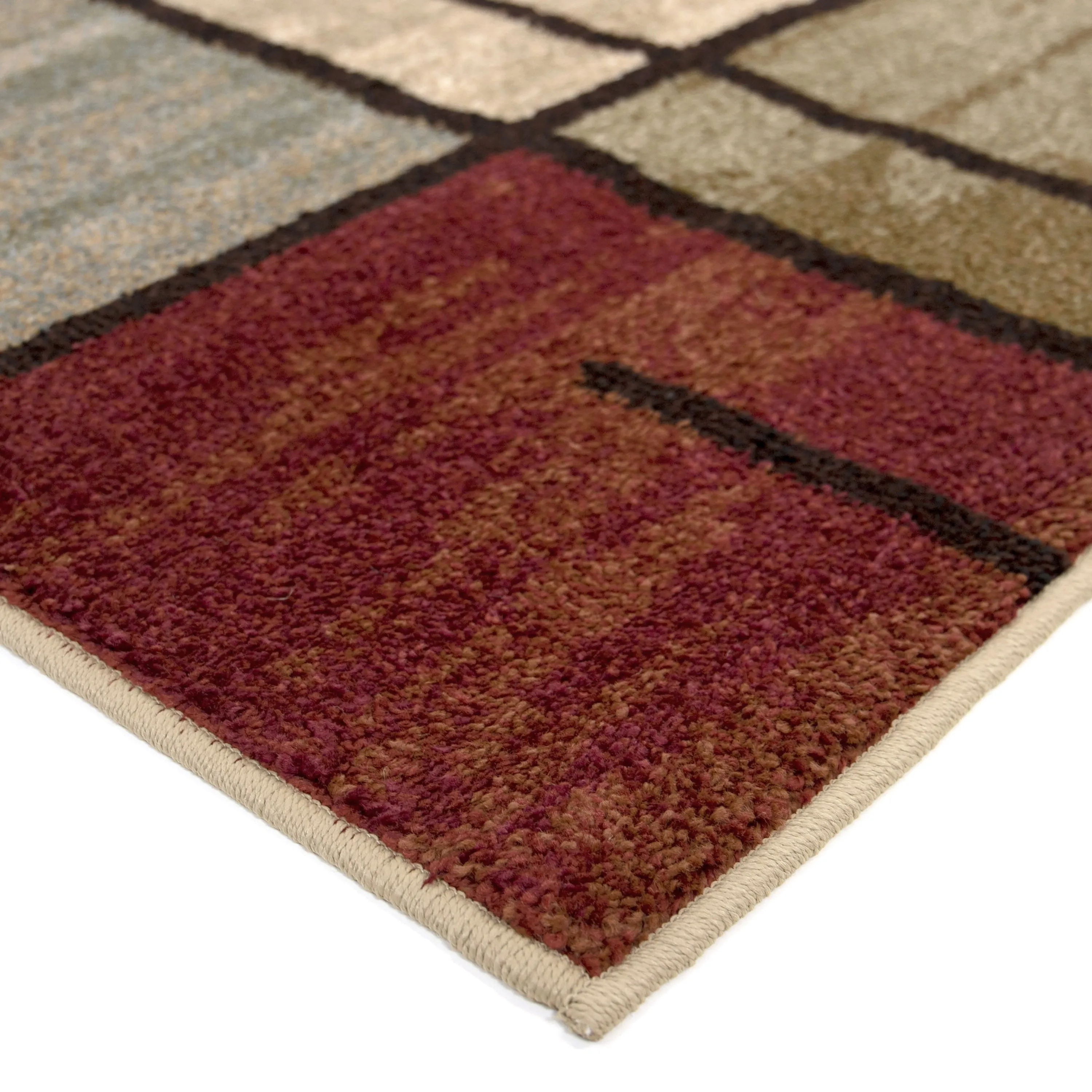 Better Homes & Gardens Spice Grid Indoor Accent Rug, Rouge, 20" X 34"