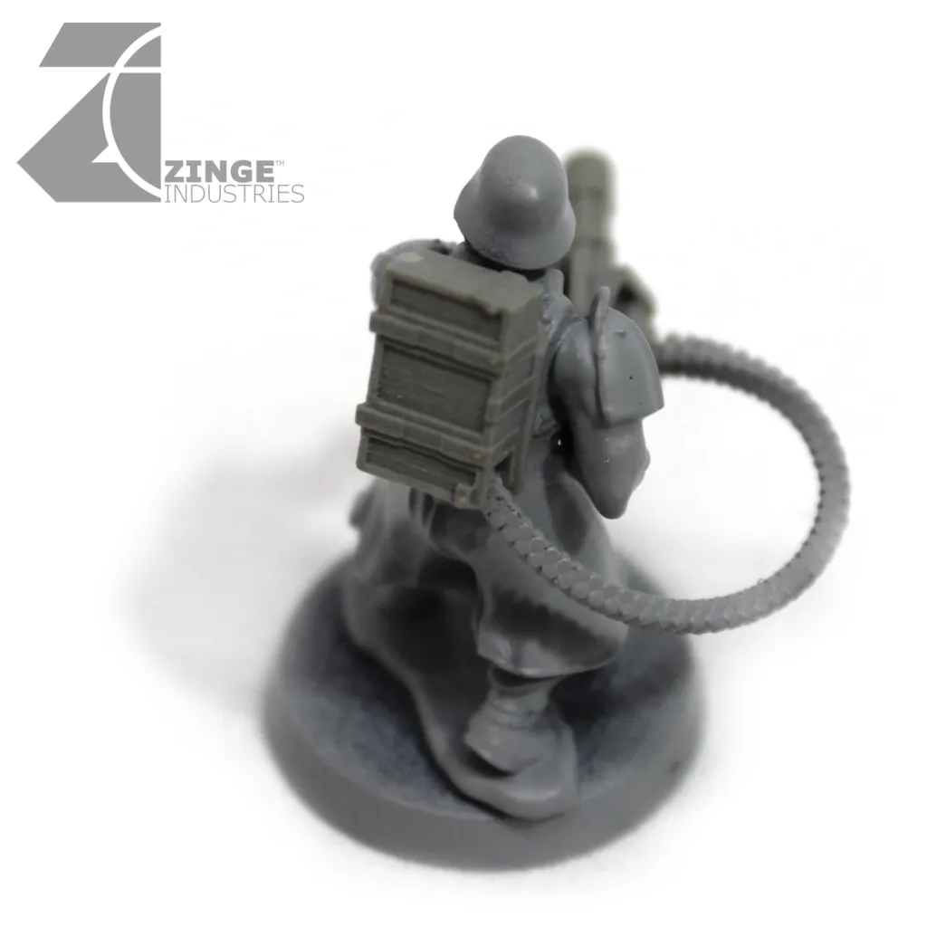 Big Guns - Saturation Fire - Minigun, Back Pack & Flexible Ammo Belt set x 2