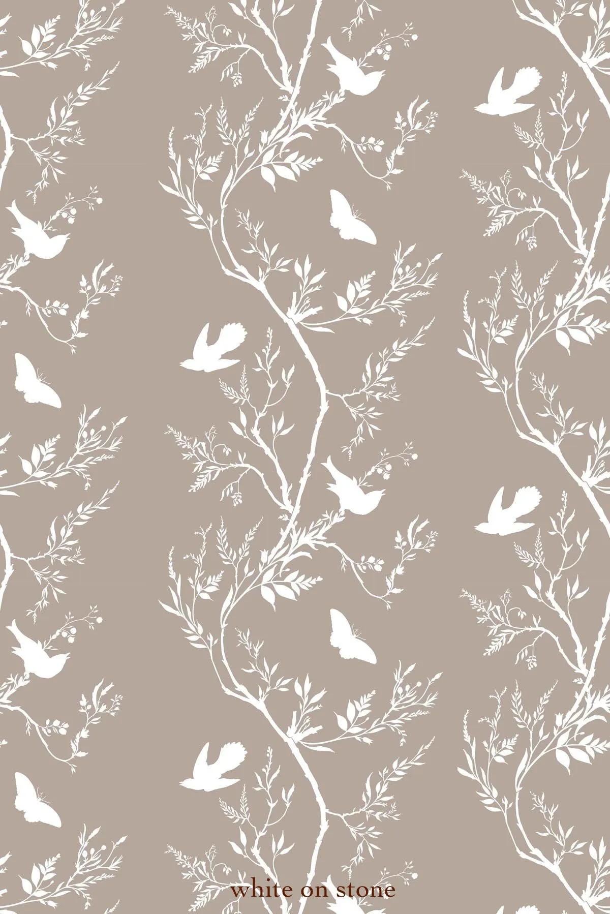 birdbranch stripe wallpaper