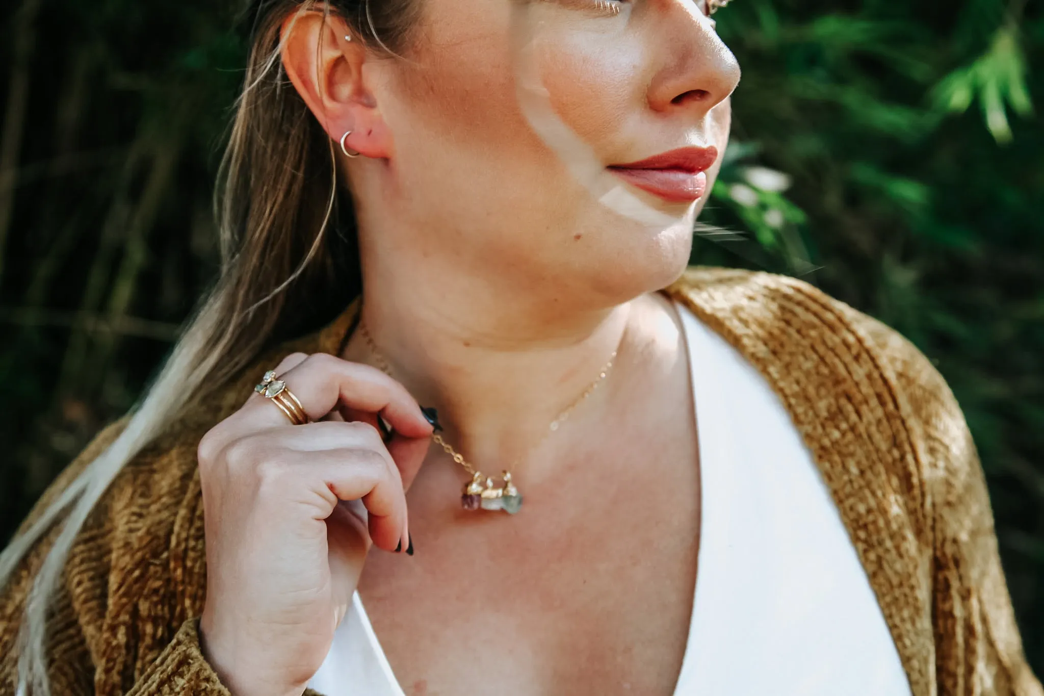 Birthstone Charm Necklace