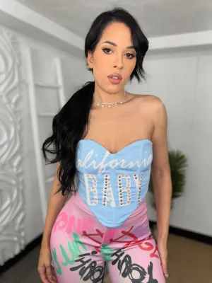 Blue Baby Corset (C35)