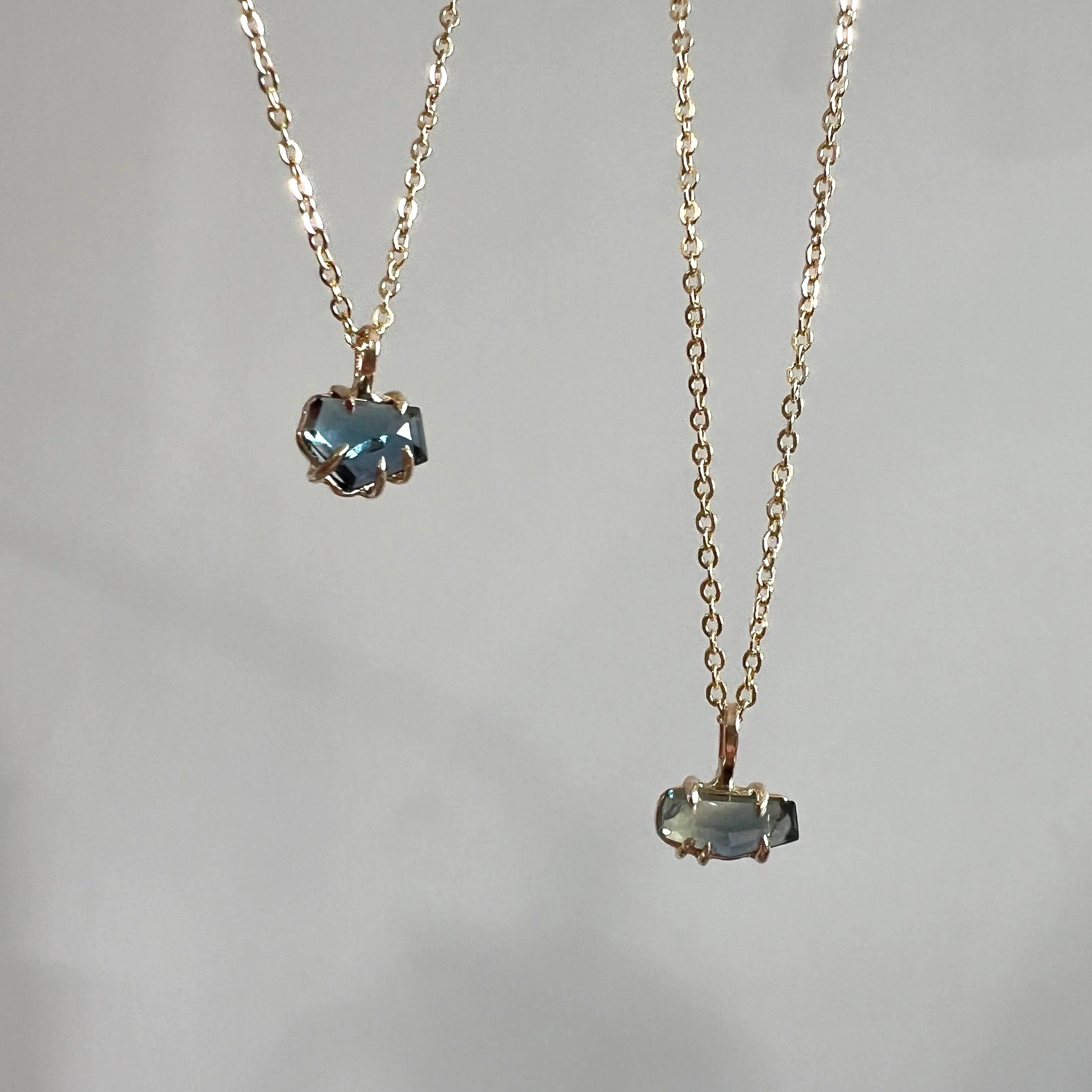 Blue Madagascar Sapphire Necklace