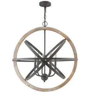BLUFFTON 6 LIGHT PENDANT