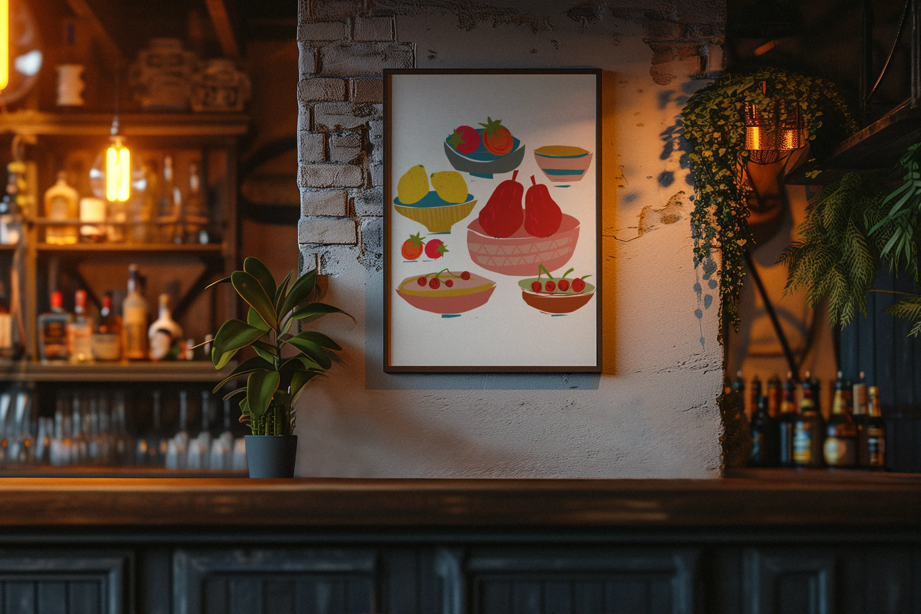 BOWLS OF COLOUR - ORIGINAL LIMITED EDITION FINE ART GICLEE PRINT