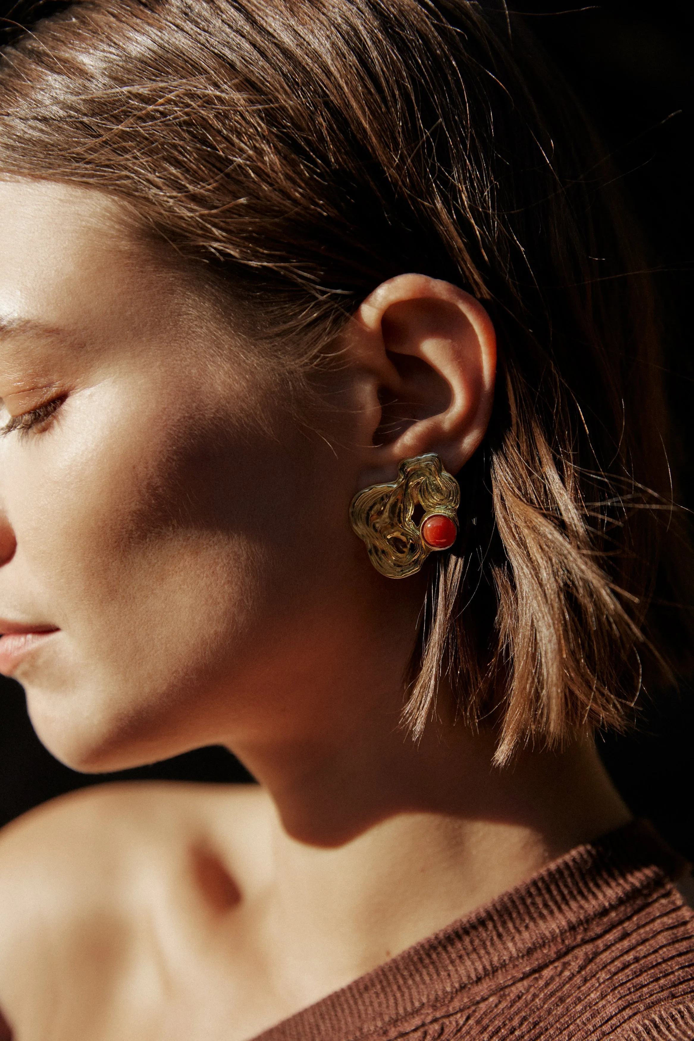 Brass Tasche Studs