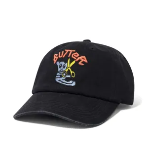 Butter Goods Bear 6 Panel Cap Black