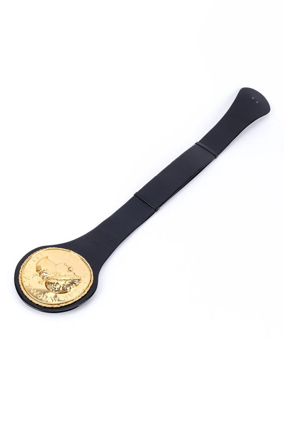 Caesar Medallion Leather Belt