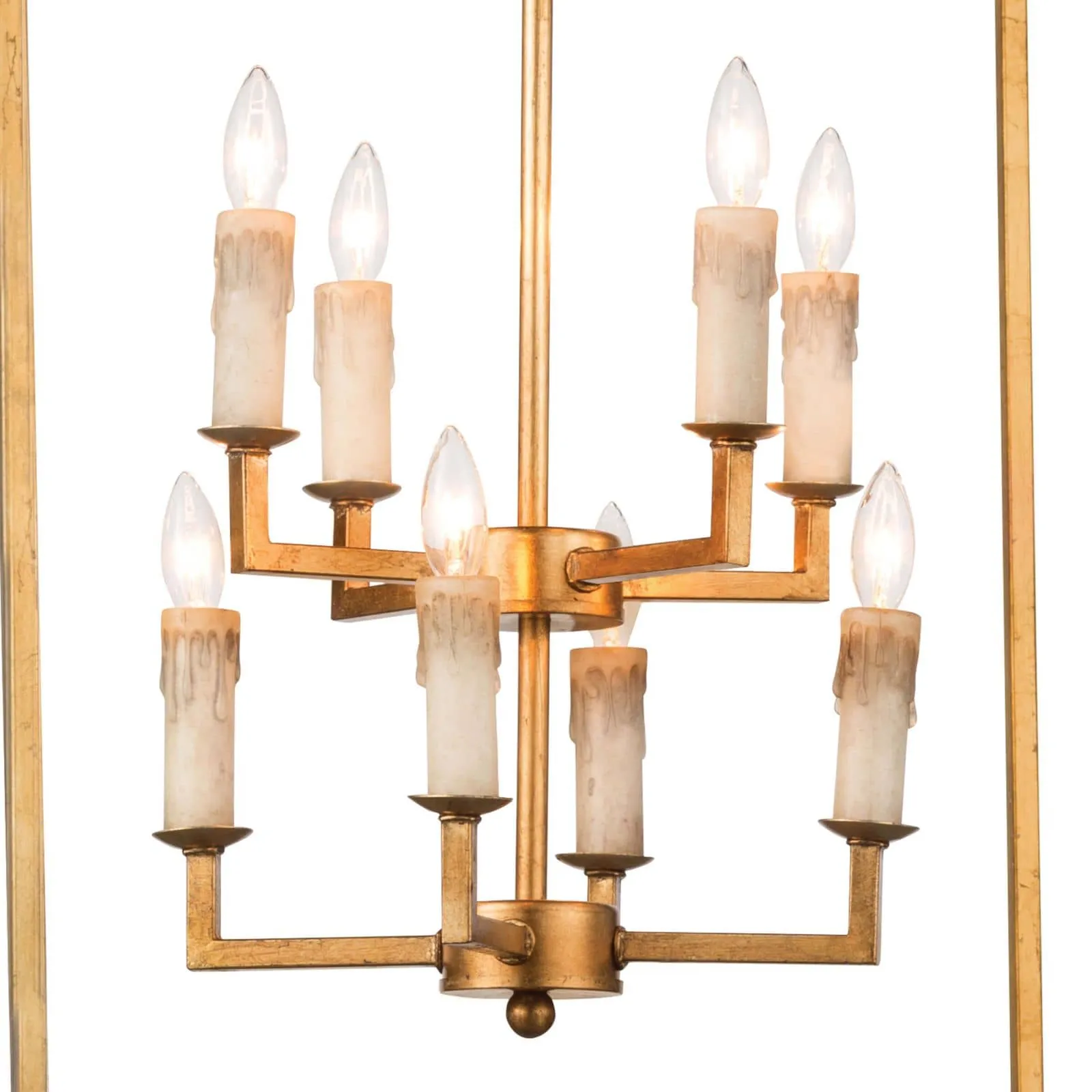 Cape Lantern (Gold Leaf or Blackened Iron)