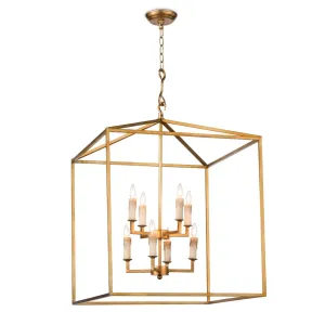 Cape Lantern (Gold Leaf or Blackened Iron)