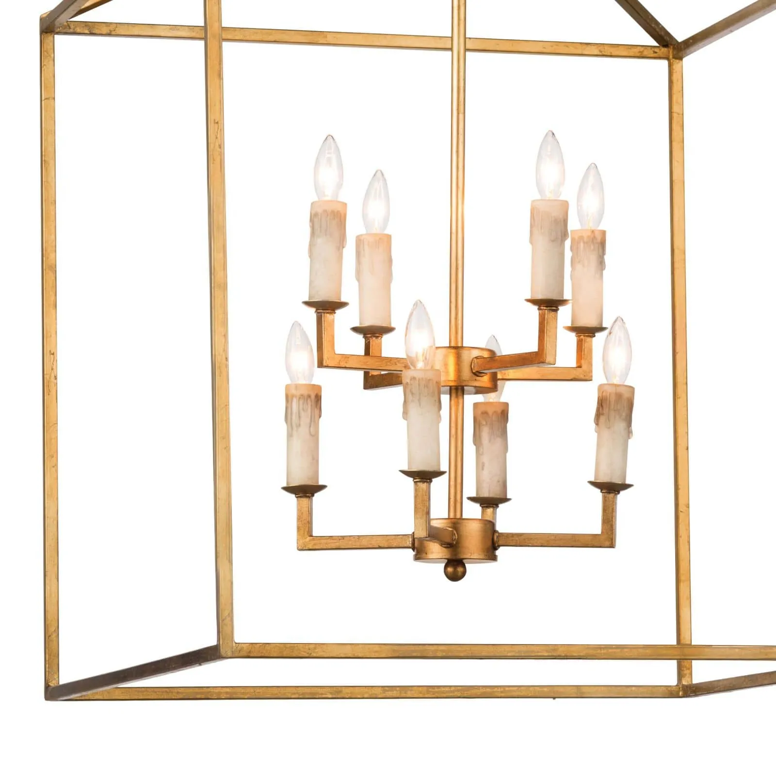 Cape Lantern (Gold Leaf or Blackened Iron)