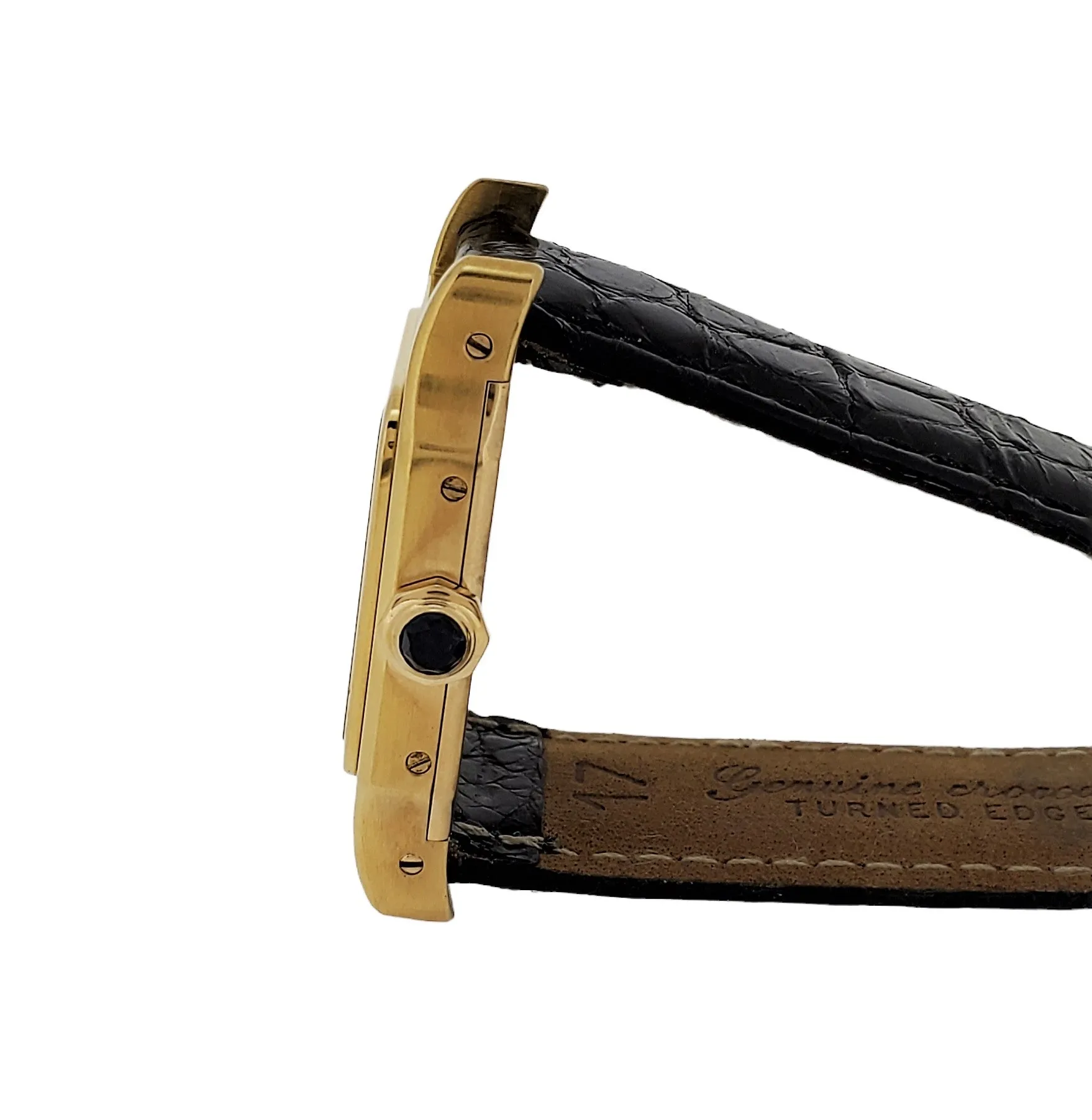 Cartier Paris Vintage Santos Dumont, Mens Large size, 26 x 39 x 6mm; Circa 1973-1980