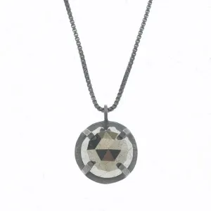 Carved Prong-Set Necklace