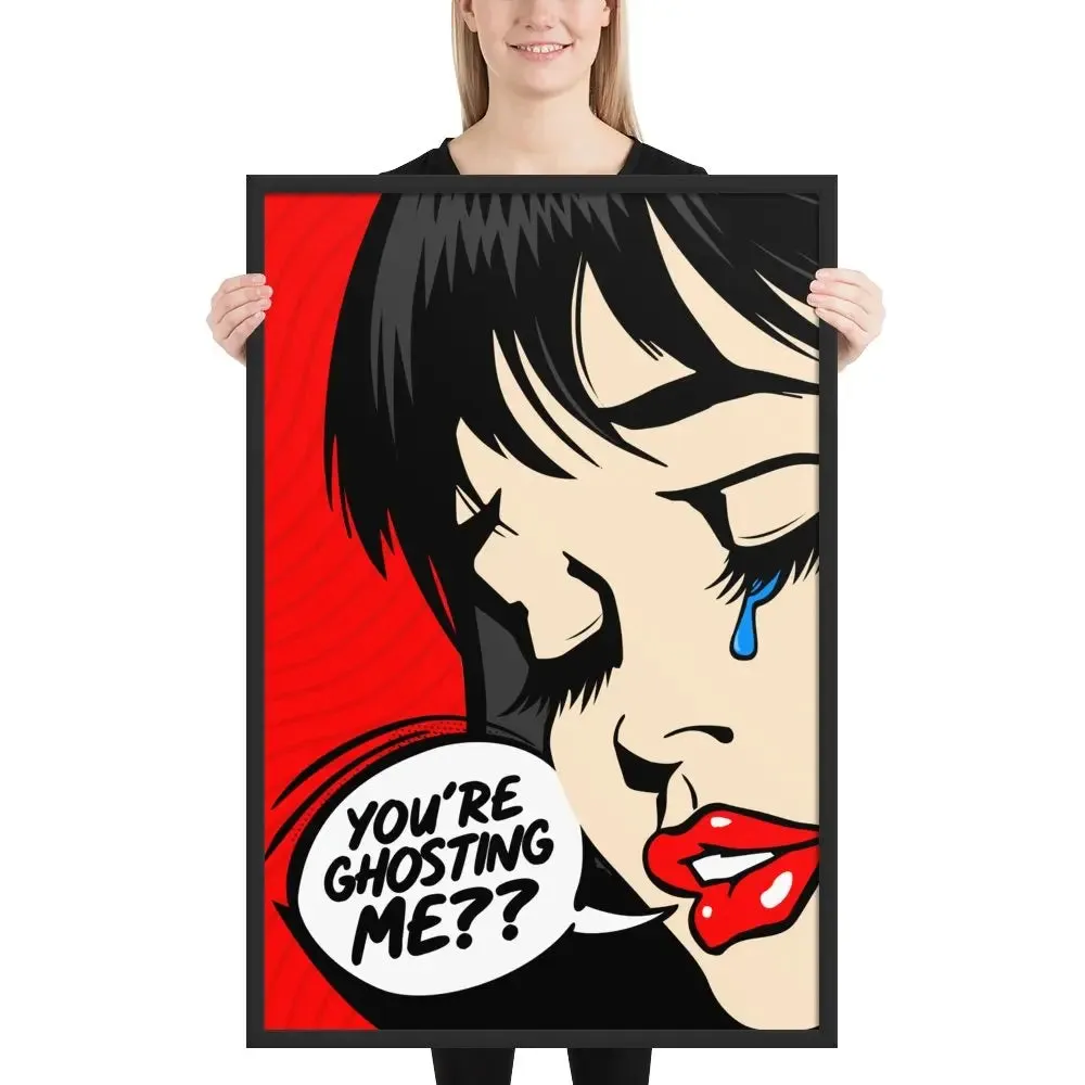 Casper: Pop Art Framed Poster – A Bold Expression of Modern Emotion
