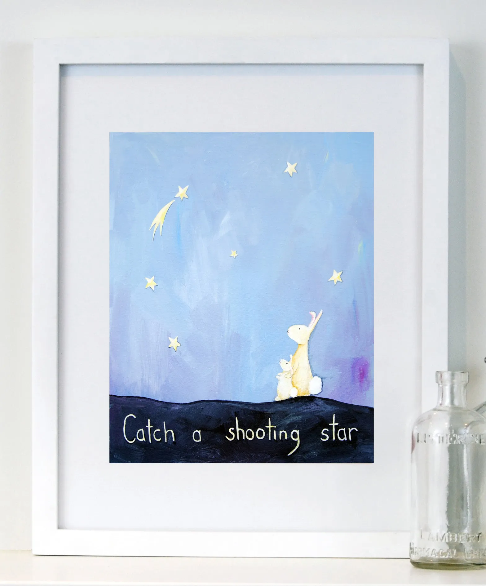Catch a Shooting Star - Nursery Quote Art