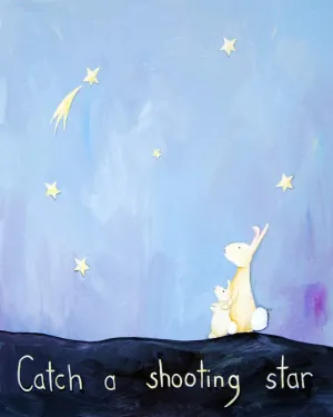 Catch a Shooting Star - Nursery Quote Art