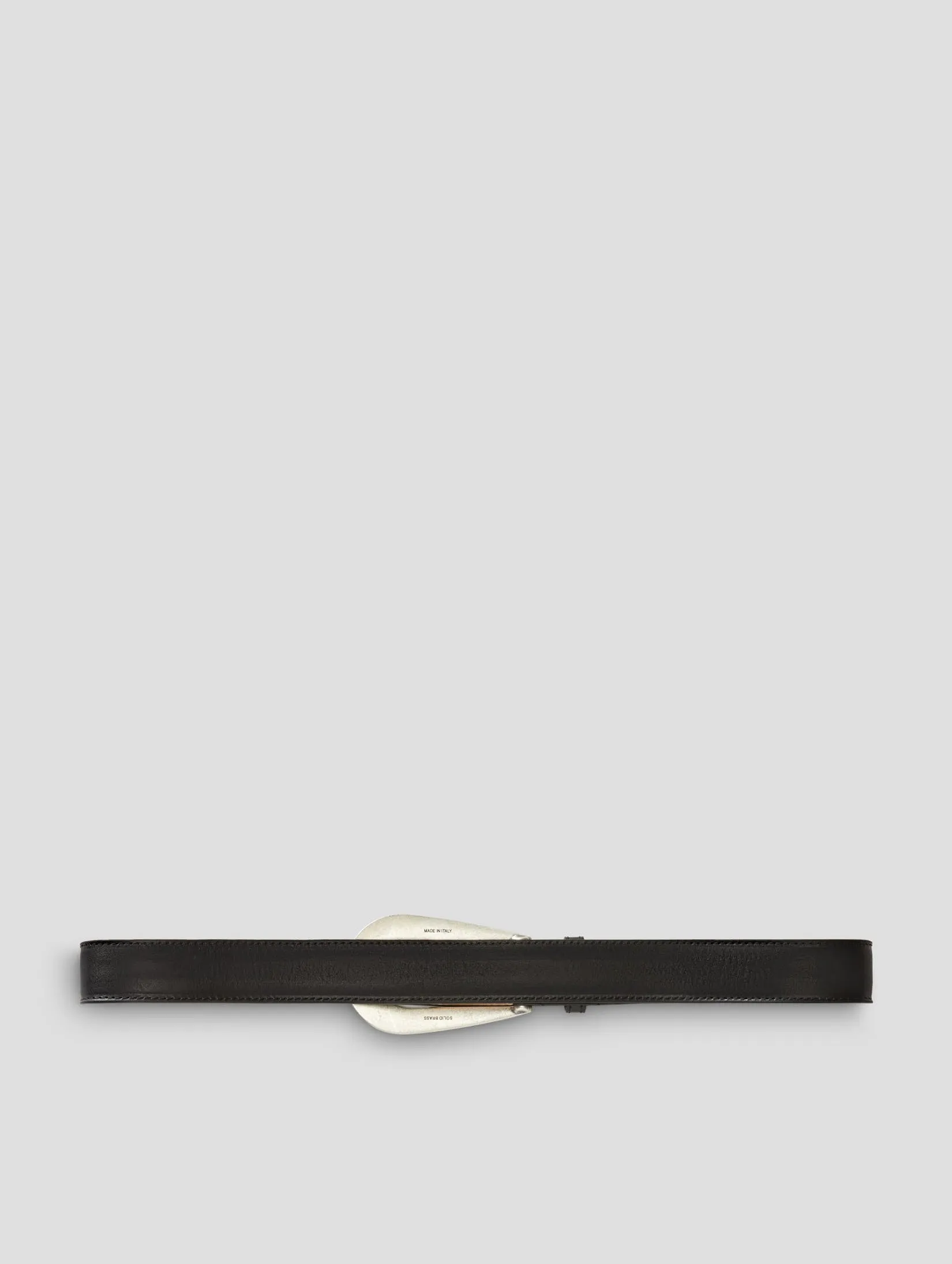 CAVALIER MODERN WESTERN BELT IN BLACK VACCHETTA