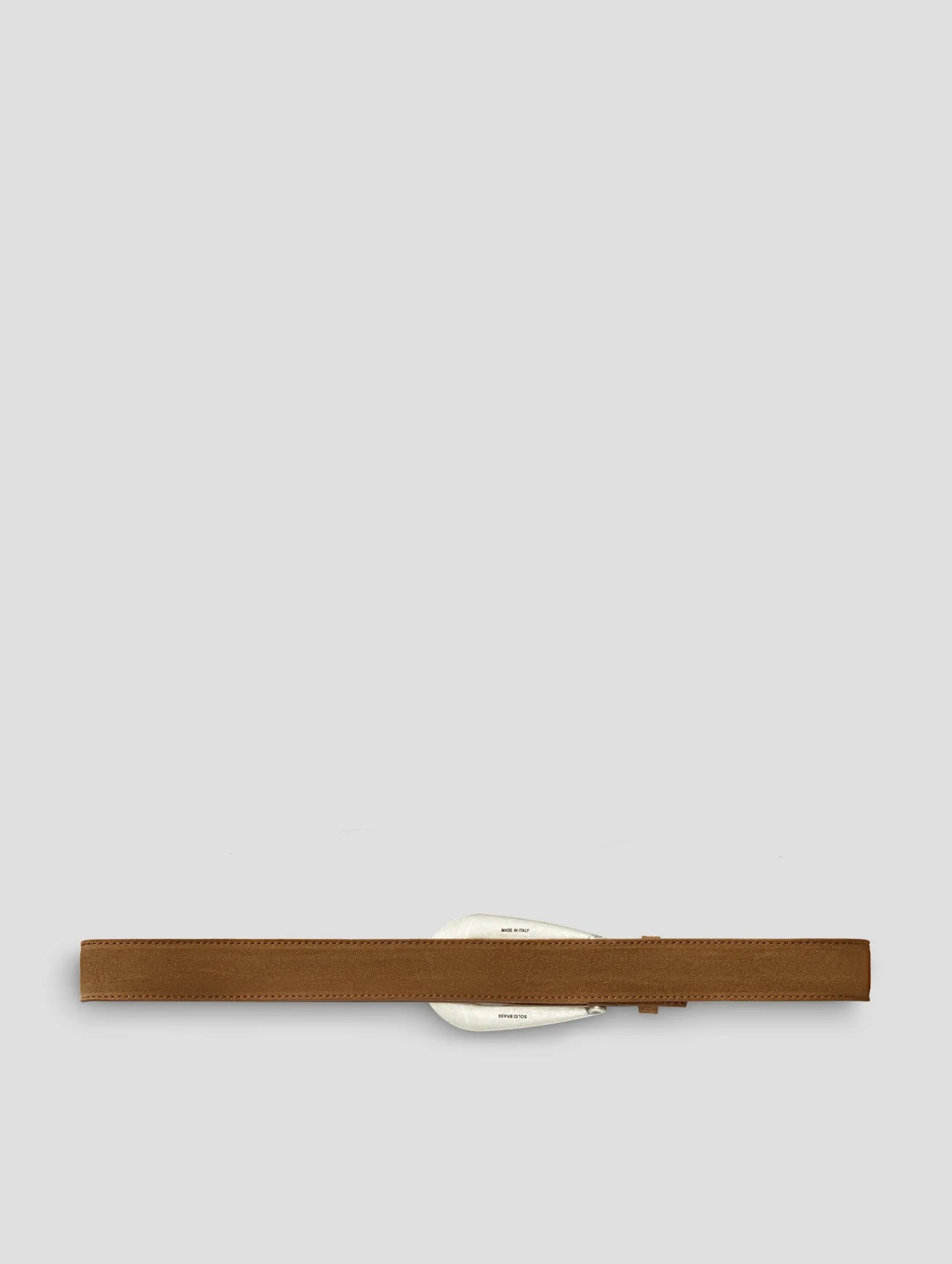 CAVALIER MODERN WESTERN BELT IN ROCK SUEDE