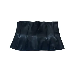 Chanel Black Leather Corset Belt