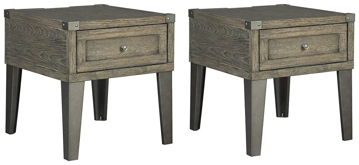 Chazney 2-Piece End Table Set