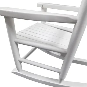 Children's Rocking White Chair- Indoor Or Outdoor -Suitable for