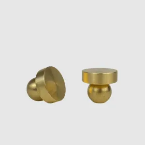 Chunky Modern Drawer Knob - Pair