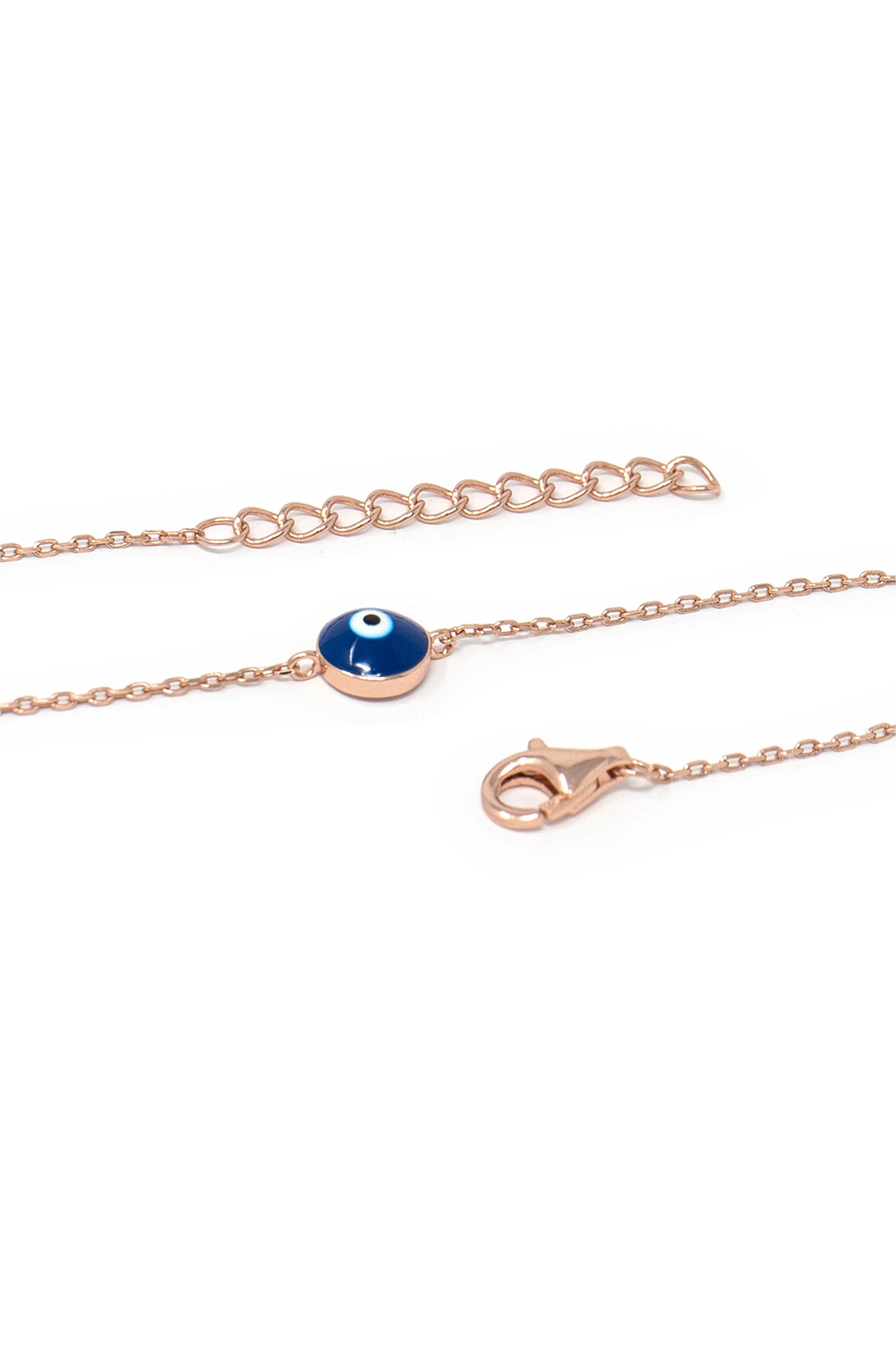 Classic Evil Eye Sterling Silver Chain Bracelet