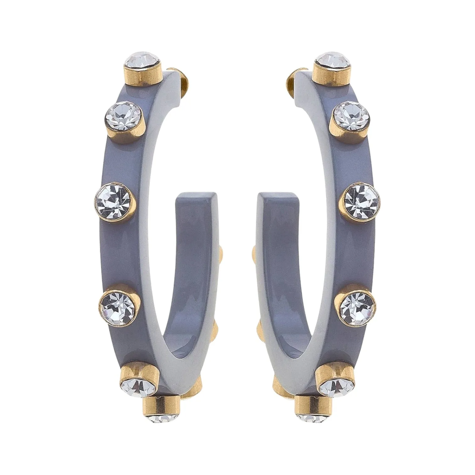 Color Crush Hoops Gray